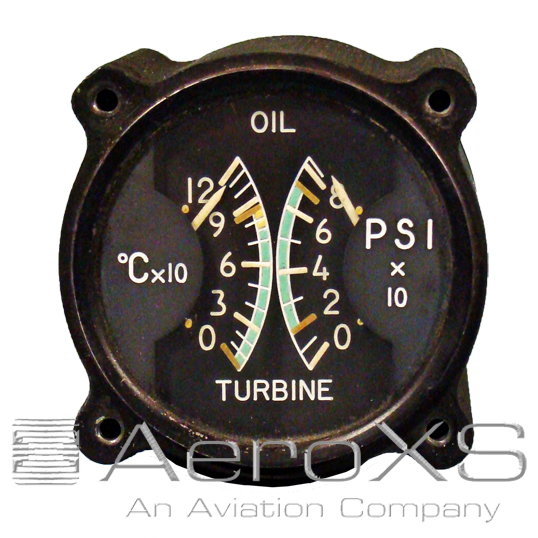Alouette/Lama Dual Oil Indicator (English) P/N 3160S73-47-940